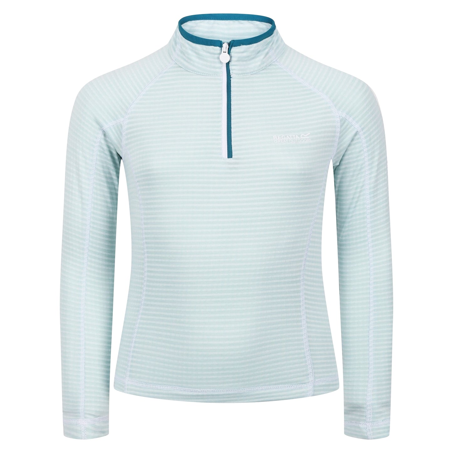 Sea Haze - Front - Regatta Childrens-Kids Berley Half Zip Long Sleeved Top