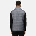 Grey Marl-Black - Side - Regatta Professional Mens Padded Body Warmer
