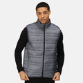 Grey Marl-Black - Back - Regatta Professional Mens Padded Body Warmer