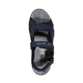Navy-Black - Close up - Regatta Womens-Ladies Haris Sandals