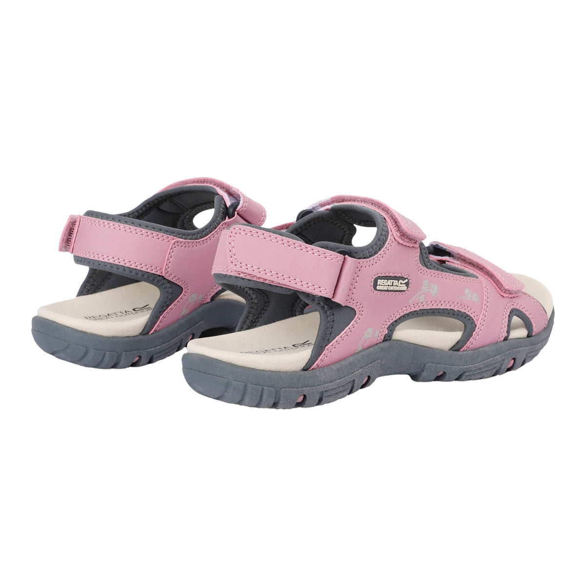 Lilas-Light Vanilla - Side - Regatta Womens-Ladies Haris Sandals