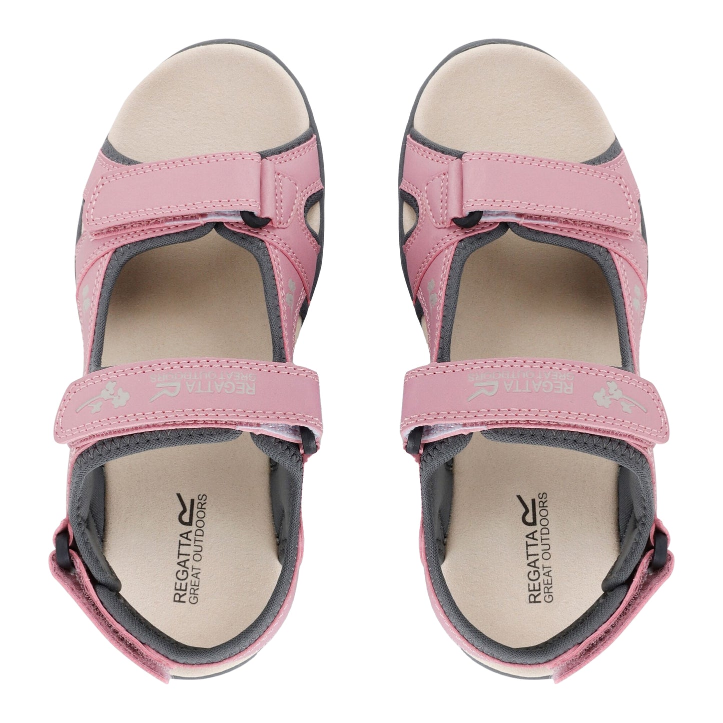 Lilas-Light Vanilla - Front - Regatta Womens-Ladies Haris Sandals
