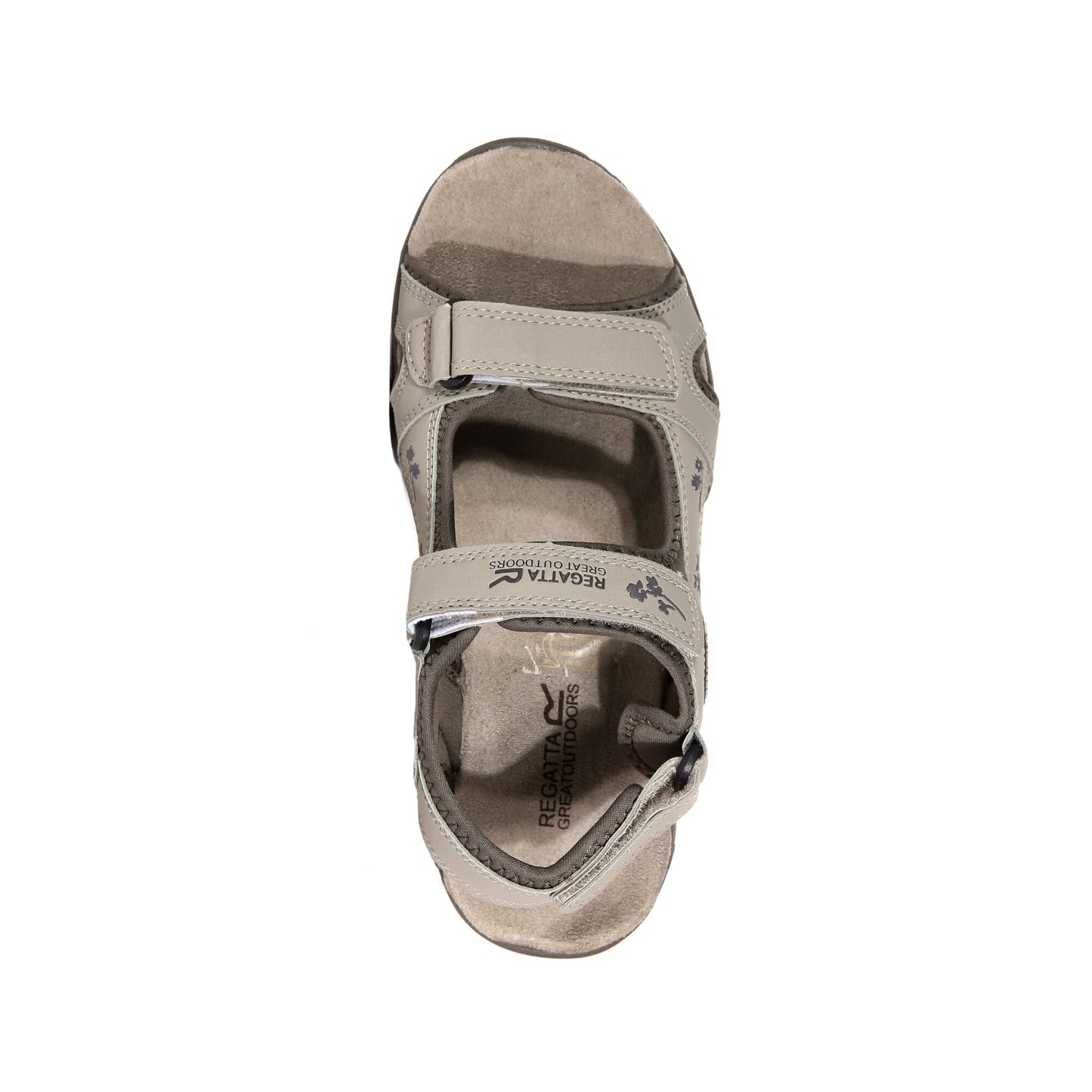 Parchment-Treetop - Pack Shot - Regatta Womens-Ladies Haris Sandals