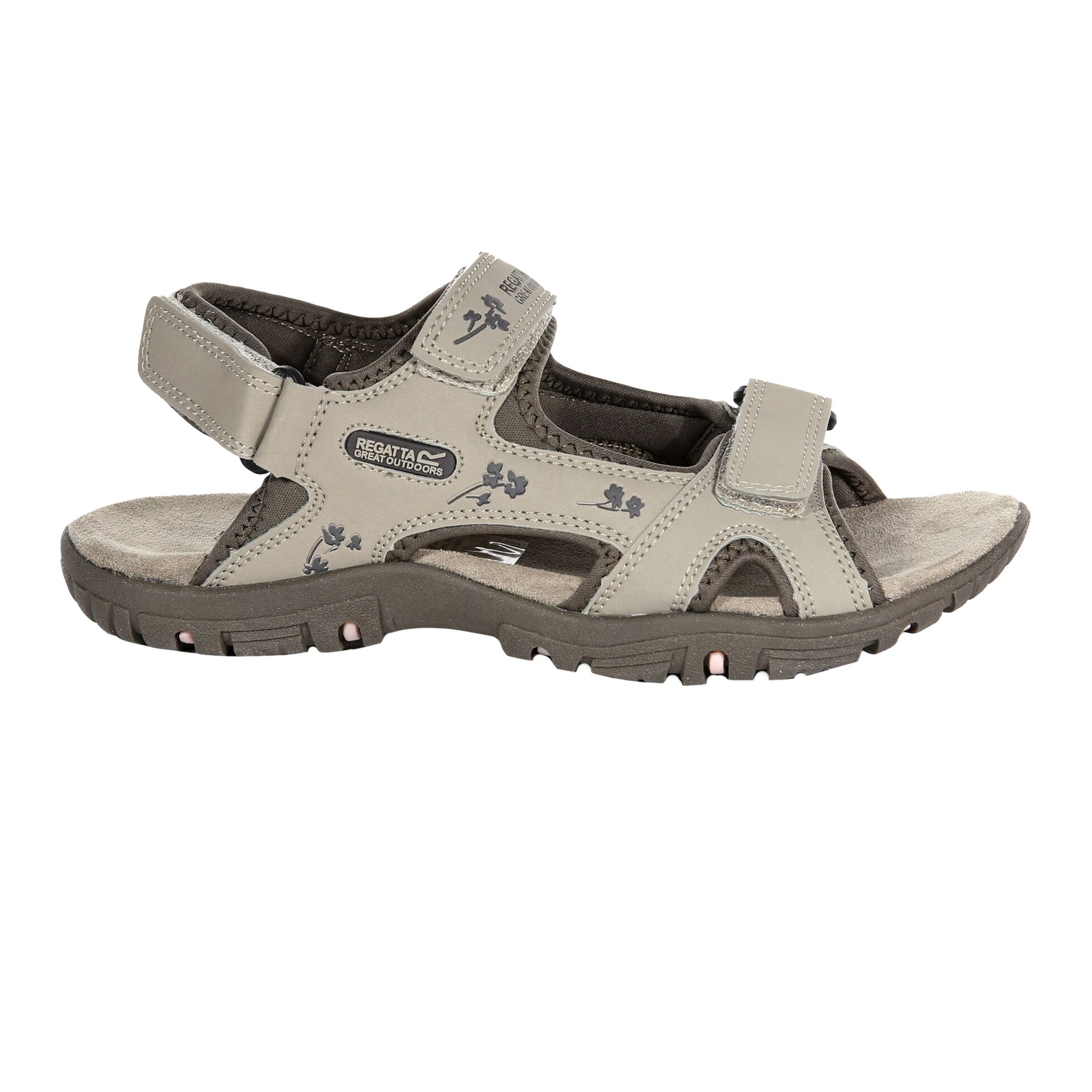 Parchment-Treetop - Close up - Regatta Womens-Ladies Haris Sandals