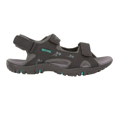 Ash-Ceramic - Front - Regatta Womens-Ladies Haris Sandals