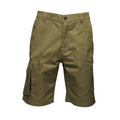 Dark Khaki - Back - Regatta Mens Heroic Cargo Shorts