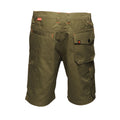 Dark Khaki - Back - Regatta Mens Heroic Cargo Shorts