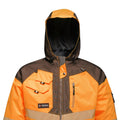 Orange-Grey - Side - Regatta Mens Hi-Vis Waterproof Reflective Parka Jacket