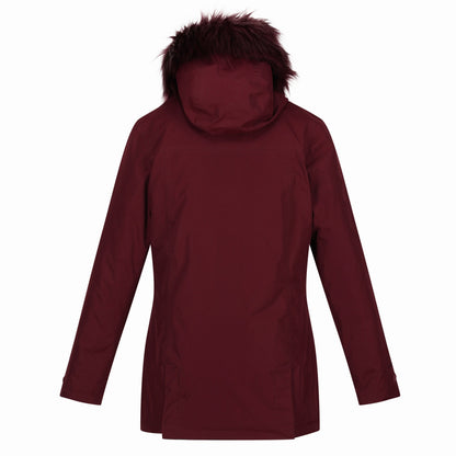 Claret Red - Lifestyle - Regatta Womens-Ladies Myla Waterproof Insulated Jacket