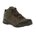 Bayleaf-Burnt Umber - Front - Regatta Mens Edgepoint Mid Waterproof Hiking Shoes