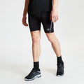 Black-White - Side - Dare 2b Mens Bold Short Cycling Pants
