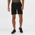 Black - Side - Regatta Mens Highton Mid Shorts