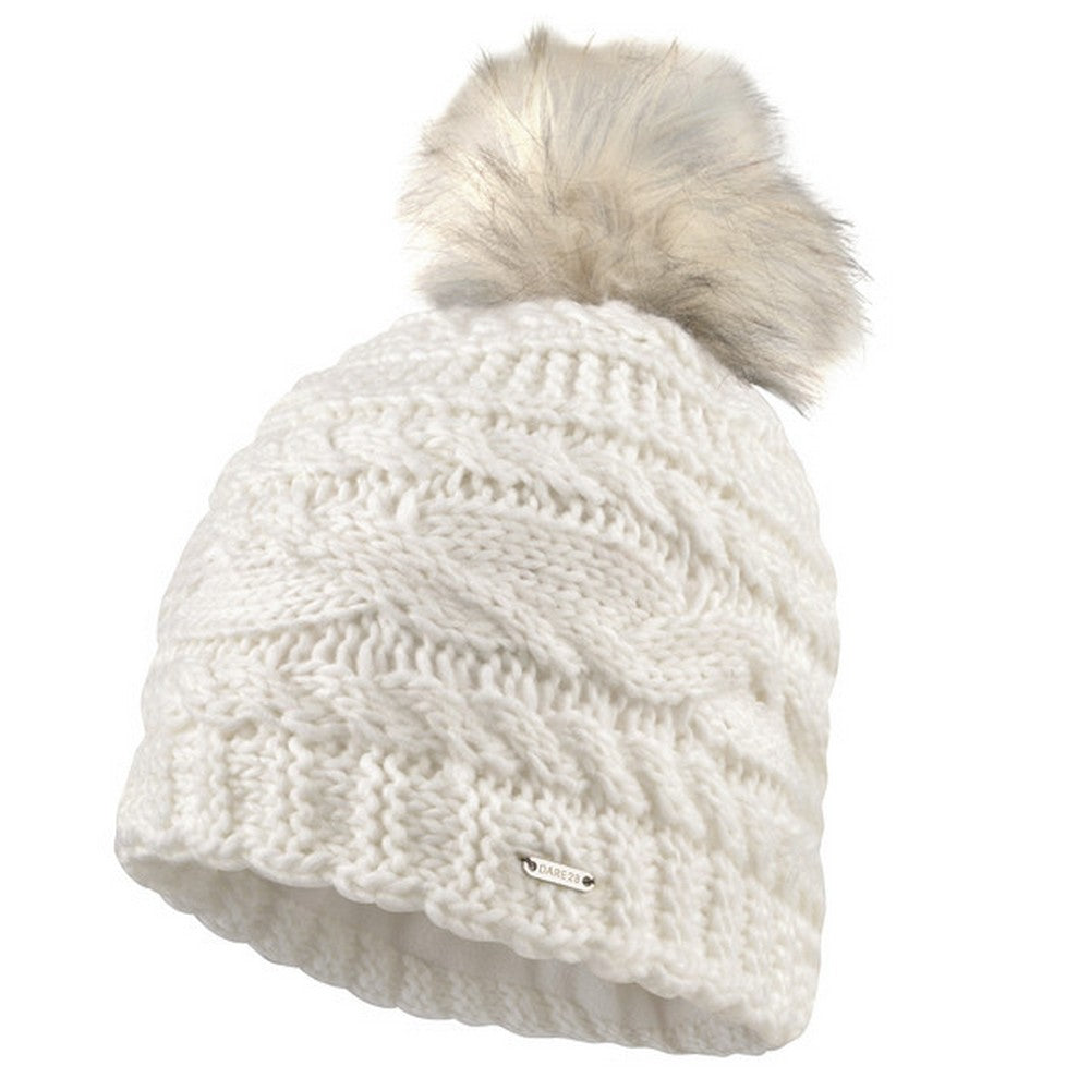 White - Front - Dare 2B Womens Radiance Beanie