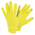 Fluro Yellow - Front - Dare 2B Adults Unisex Cogent Gloves