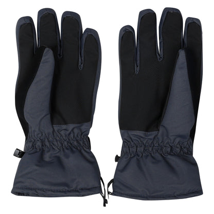 Ebony Grey - Back - Dare 2B Mens Worthy Ski Gloves