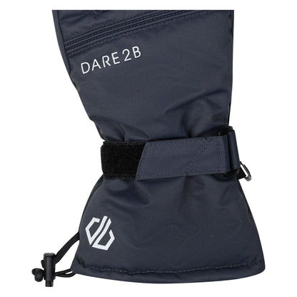 Ebony Grey - Side - Dare 2B Mens Worthy Ski Gloves