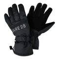 Black - Side - Dare 2B Mens Worthy Ski Gloves