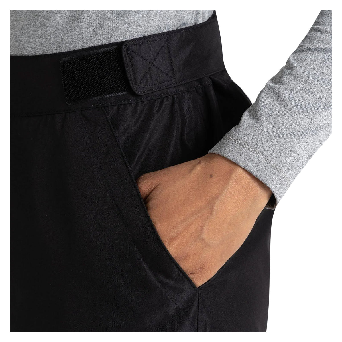 Black - Side - Dare 2B Womens-Ladies Rove Ski Pants