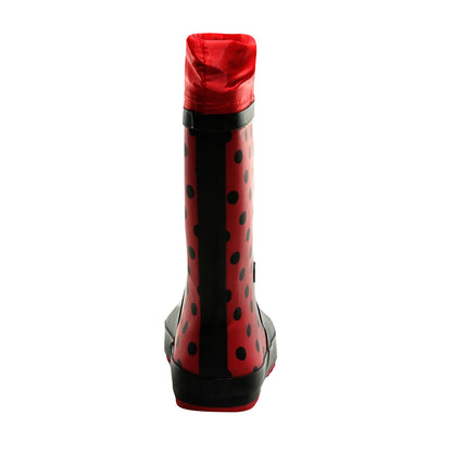 Red-Black - Lifestyle - Dare 2B Childrens-Kids Mudplay Dinosaur Wellingtons