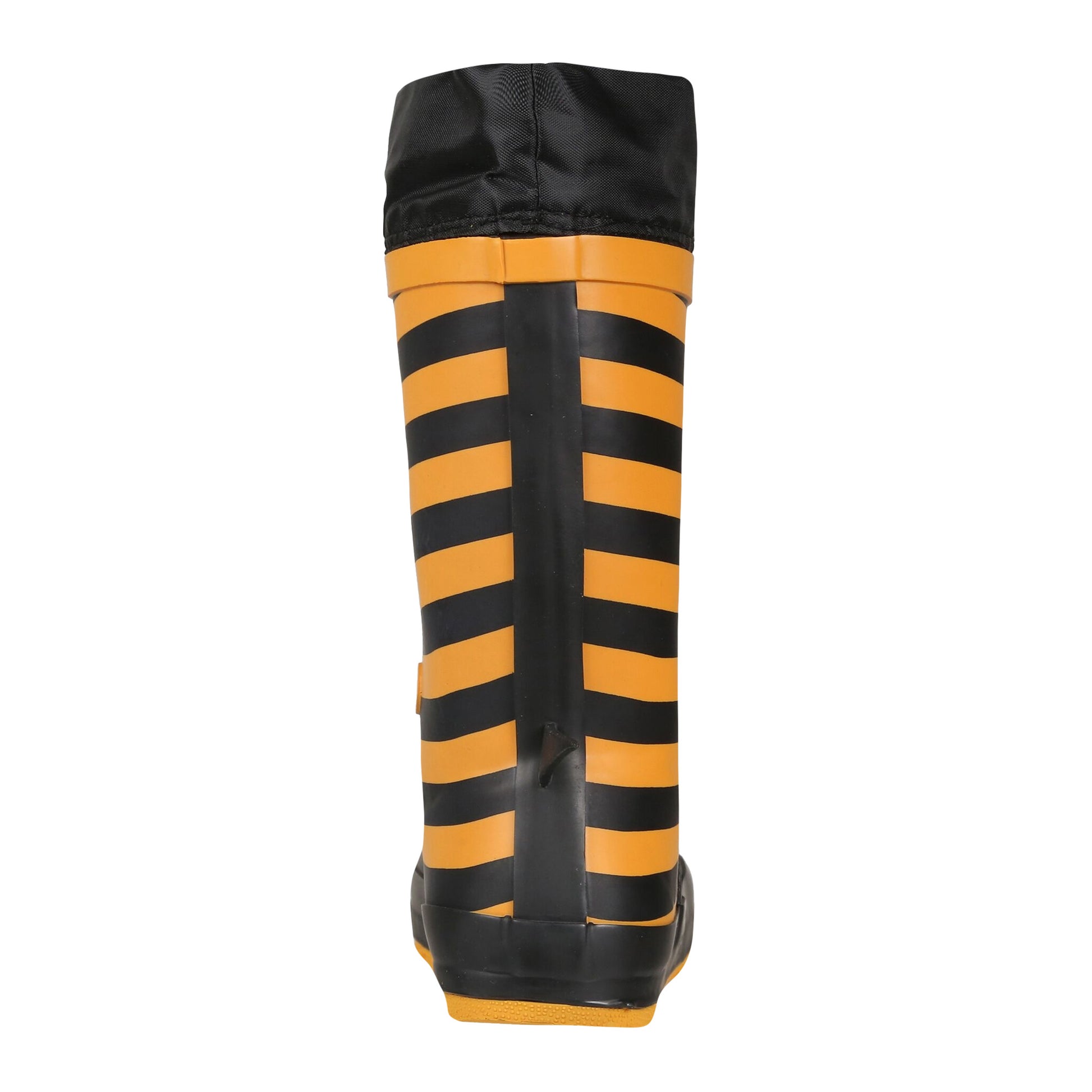 Yellow-Black Stripe - Side - Dare 2B Childrens-Kids Mudplay Dinosaur Wellingtons