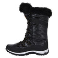 Black - Back - Dare 2b Womens Kardrona II Faux Fur Trim Snow Boots
