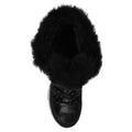 Black - Side - Dare 2b Womens Kardrona II Faux Fur Trim Snow Boots