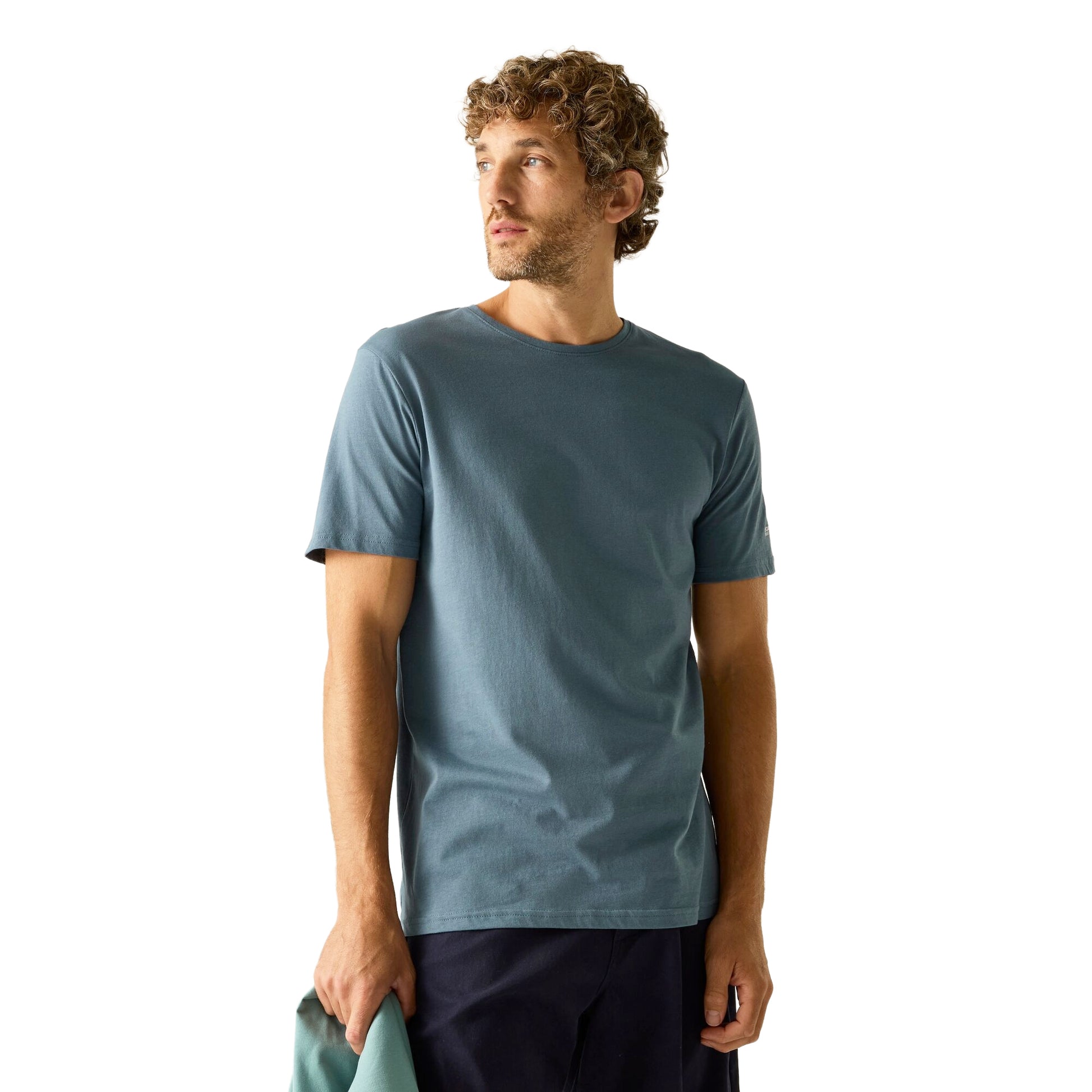 China Blue - Lifestyle - Regatta Mens Tait Lightweight Active T-Shirt