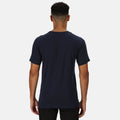 Navy - Side - Regatta Mens Tait Lightweight Active T-Shirt