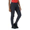 Seal Grey - Side - Regatta Womens-Ladies Chaska II Zip Off Trousers