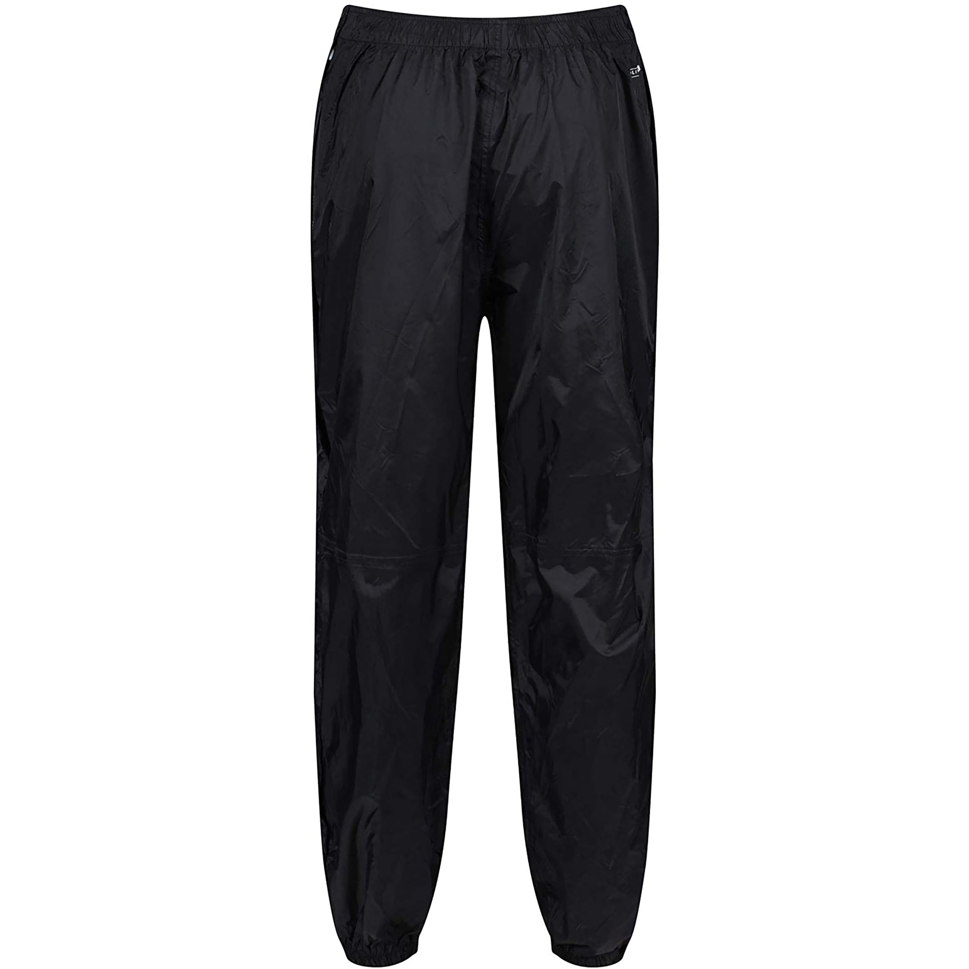Black - Pack Shot - Regatta Great Outdoors Mens Adventure Tech Active Packaway II Overtrousers
