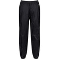 Black - Pack Shot - Regatta Great Outdoors Mens Adventure Tech Active Packaway II Overtrousers