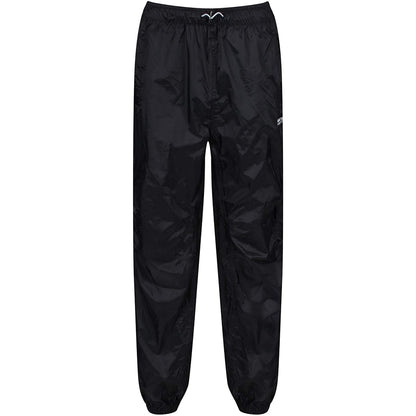 Black - Front - Regatta Great Outdoors Mens Adventure Tech Active Packaway II Overtrousers