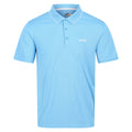 Sky Blue - Front - Regatta Mens Maverick V Active Polo Shirt