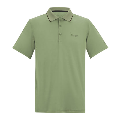 Light Sage - Front - Regatta Mens Maverick V Active Polo Shirt