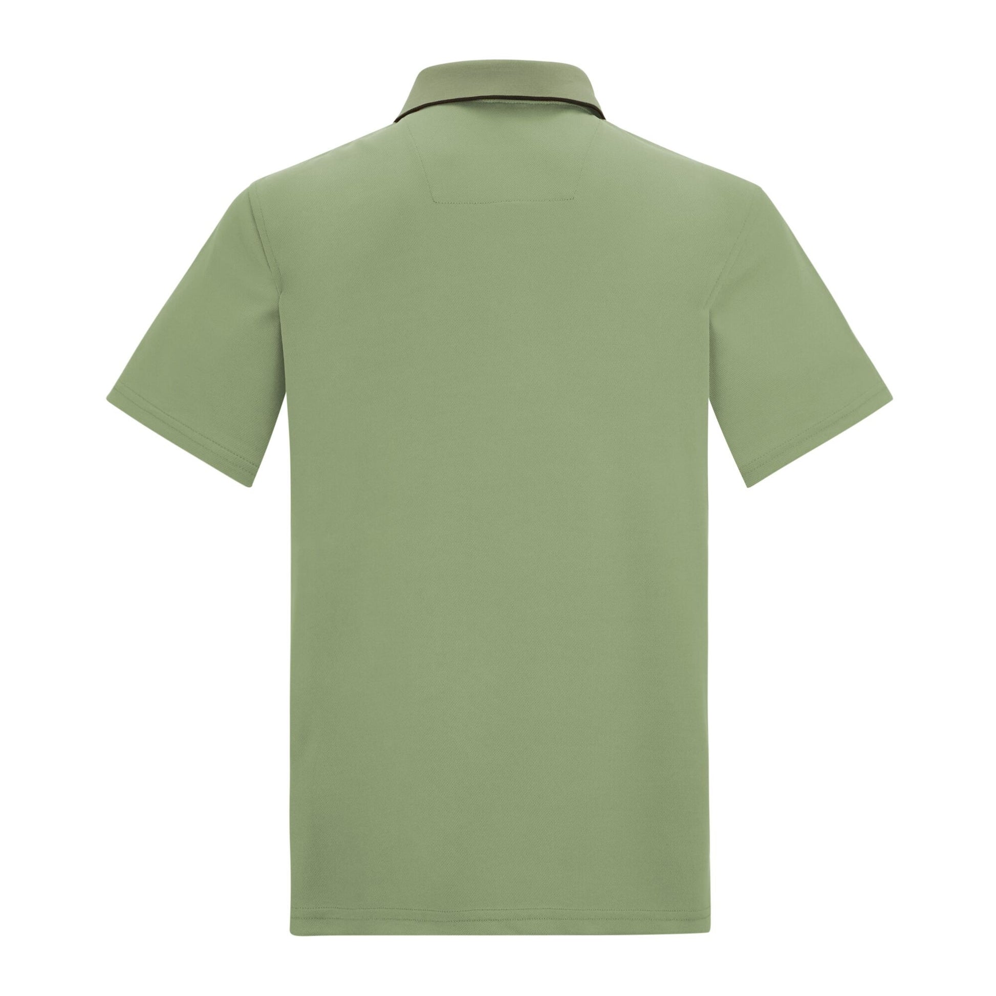 Light Sage - Back - Regatta Mens Maverick V Active Polo Shirt