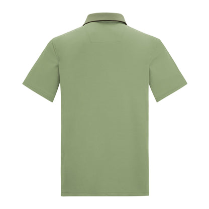 Light Sage - Back - Regatta Mens Maverick V Active Polo Shirt
