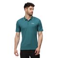 Pacific Green - Side - Regatta Mens Maverick V Active Polo Shirt