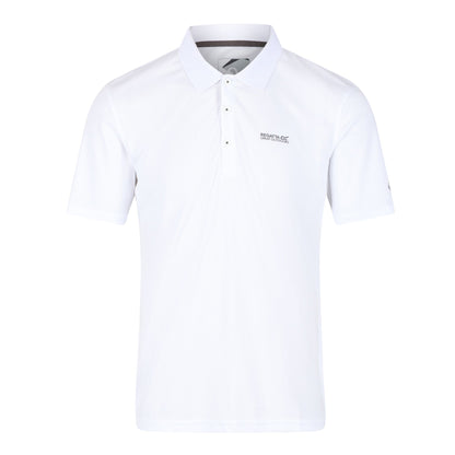 White - Front - Regatta Mens Maverick V Active Polo Shirt