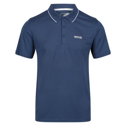 Moonlight Denim - Front - Regatta Mens Maverick V Active Polo Shirt