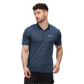 Moonlight Denim - Side - Regatta Mens Maverick V Active Polo Shirt