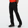 Black - Side - Regatta Mens Highton Stretch Overtrousers