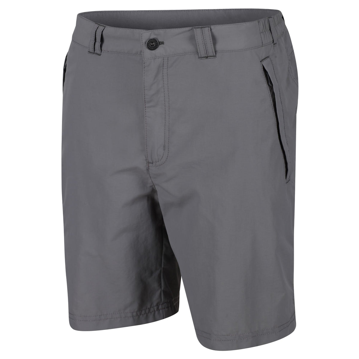 Ash - Front - Regatta Mens Leesville II Walking Shorts