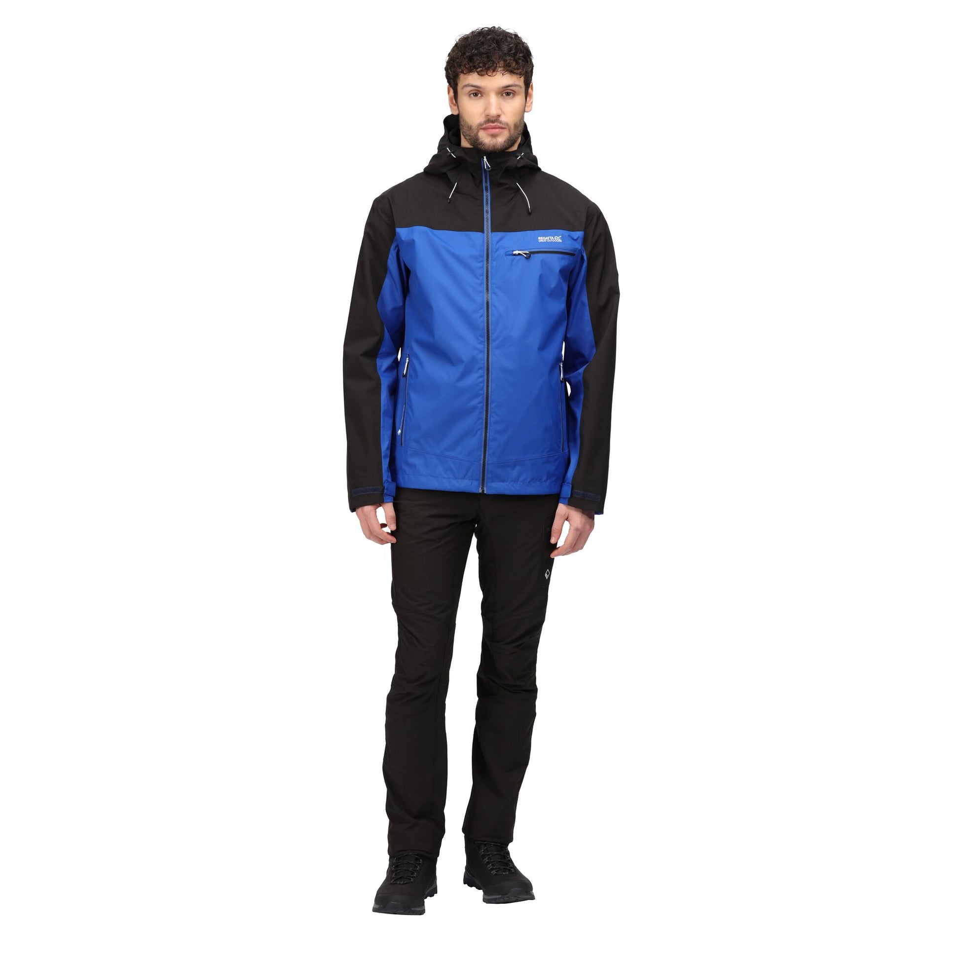 Surf Spray-Black - Back - Regatta Mens Highton Stretch Waterproof Jacket