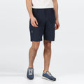 Navy - Side - Regatta Mens Delgado Shorts