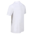 White - Side - Regatta Mens Sinton Lightweight Polo Shirt