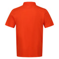 Rusty Orange - Back - Regatta Mens Sinton Lightweight Polo Shirt