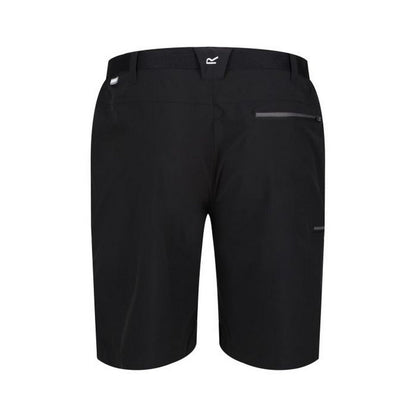 Black - Back - Regatta Mens Xert III Stretch Shorts