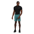 Pacific Green - Back - Regatta Mens Xert III Stretch Shorts