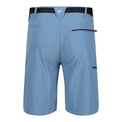 Coronet Blue - Back - Regatta Mens Xert III Stretch Shorts