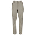 Parchment White - Front - Regatta Mens Highton Zip Off Walking Trousers